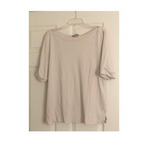 Cream Loose-fitted Top